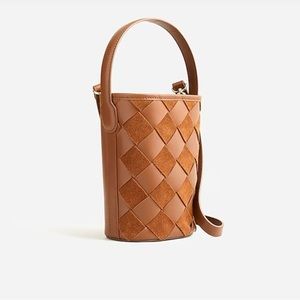 J. Crew Berkeley woven bucket bag